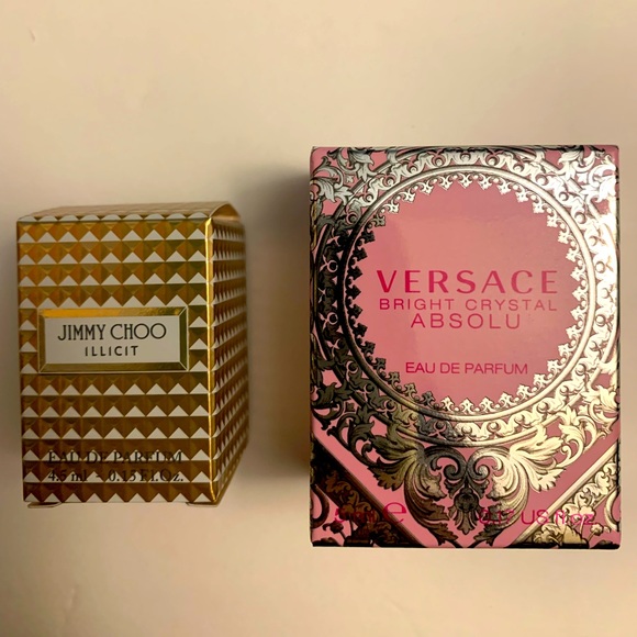 Jimmy Choo Other - 🔥Versace🔥Jimmy Choo🔥 2 Mini Perfumes Collection
